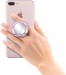 Jumpop Smartphone-Fingerholder - поставка и аксесоар против изпускане с огледало на вашия смартфон (розово злато-гланц) 1