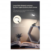 Baseus Comfort Reading Mini Clip LED Lamp (DGRAD-0G) - настолна LED лампа с щипка (бяла светлина) 1