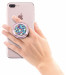 Jumpop Glamour Diamond Cut Smartphone-Fingerholder  - поставка и аксесоар против изпускане на вашия смартфон (розово злато-гланц) 1