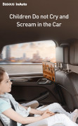 Baseus Fun Journey Backseat Lazy Bracket - поставка за смартфон или таблет за седалката на автомобил (черен) 9