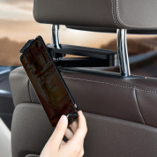 Baseus Fun Journey Backseat Lazy Bracket - поставка за смартфон или таблет за седалката на автомобил (черен) 6