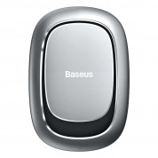Baseus Beetle Vehicle Hook - закачалка със самозалепващо фолио за автомобили и гладки повърхности (тъмносив) (2 броя) 1