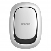 Baseus Beetle Vehicle Hook - закачалка със самозалепващо фолио за автомобили и гладки повърхности (сребрист) (2 броя) 3