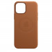 Apple iPhone Leather Case with MagSafe - оригинален кожен кейс (естествена кожа) за iPhone 12 Pro Max (кафяв) 5
