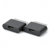 Micro USB кабел + преходници за Apple устройства (50 см) 1