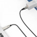 Baseus Flash Series 2-in-1 USB-C & Lenovo Square Plug Cable (CA1T2-B01) - USB-C кабел с допълнителен адаптер за Lenovo лаптопи и бързо зареждане на устройства с USB-C порт (200 см) (черен) 8