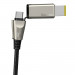Baseus Flash Series 2-in-1 USB-C & Lenovo Square Plug Cable (CA1T2-B01) - USB-C кабел с допълнителен адаптер за Lenovo лаптопи и бързо зареждане на устройства с USB-C порт (200 см) (черен) 5