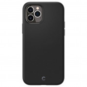 Spigen Cyrill Silicone Case - силиконов (TPU) калъф за iPhone 12, iPhone 12 Pro (черен) 