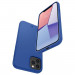 Spigen Cyrill Silicone Case - силиконов (TPU) калъф за iPhone 12, iPhone 12 Pro (син)  6