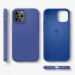 Spigen Cyrill Silicone Case - силиконов (TPU) калъф за iPhone 12, iPhone 12 Pro (син)  7