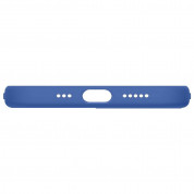 Spigen Cyrill Silicone Case - силиконов (TPU) калъф за iPhone 12, iPhone 12 Pro (син)  4