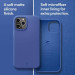 Spigen Cyrill Silicone Case - силиконов (TPU) калъф за iPhone 12, iPhone 12 Pro (син)  9