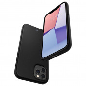 Spigen Cyrill Silicone Case - силиконов (TPU) калъф за iPhone 12 Pro Max (черен)  5