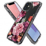 Spigen Cyrill Cecile Case Rose Floral - хибриден кейс с висока степен на защита за iPhone 12 mini (цветни мотиви) 6