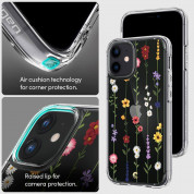 Spigen Cyrill Cecile Case Flower Garden - хибриден кейс с висока степен на защита за iPhone 12 mini (цветни мотиви) 8