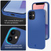 Spigen Cyrill Silicone Case - силиконов (TPU) калъф за iPhone 12 Mini (син)  9