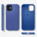 Spigen Cyrill Silicone Case - силиконов (TPU) калъф за iPhone 12 Mini (син)  7