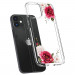 Spigen Cyrill Cecile Case Red Floral - хибриден кейс с висока степен на защита за iPhone 12 mini (цветни мотиви) 5
