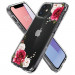Spigen Cyrill Cecile Case Red Floral - хибриден кейс с висока степен на защита за iPhone 12 mini (цветни мотиви) 6