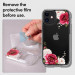 Spigen Cyrill Cecile Case Red Floral - хибриден кейс с висока степен на защита за iPhone 12 mini (цветни мотиви) 9