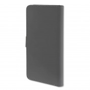 4smarts Universal Flip Case UltiMAG URBAN Lite XL - кожен калъф с поставка и отделение за кр. карта за смартфона до 6.5 инча (сив) 3