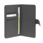 4smarts Universal Flip Case UltiMAG URBAN Lite XL - кожен калъф с поставка и отделение за кр. карта за смартфона до 6.5 инча (сив)