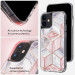Spigen Cyrill Cecile Case Pink Marble - хибриден кейс с висока степен на защита за iPhone 12 mini (светлорозов) 7