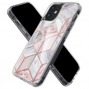 Spigen Cyrill Cecile Case Pink Marble - хибриден кейс с висока степен на защита за iPhone 12 mini (светлорозов) 5