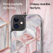 Spigen Cyrill Cecile Case Pink Marble - хибриден кейс с висока степен на защита за iPhone 12 mini (светлорозов) 8