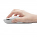 Macally Bluetooth Optical Quiet Click Mouse - безжична блутут мишка за PC и Mac (бял)  2