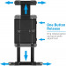 Macally Dual Position Car Seat Headrest Mount - поставка за смартфон или таблет за седалката на автомобил (черен) 11