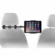 Macally Dual Position Car Seat Headrest Mount - поставка за смартфон или таблет за седалката на автомобил (черен)
