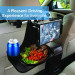 Macally Dual Position Car Seat Headrest Tablet Mount with Table Tray - поставка за смартфон или таблет за седалката на автомобил с масичка за хранене (черен) 10