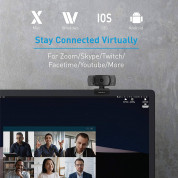 Macally High Definition 1080P Video Webcam - уеб видеокамера 1080p FHD с микрофон (черен)  2