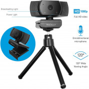 Macally High Definition 1080P Video Webcam - уеб видеокамера 1080p FHD с микрофон (черен) 