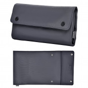 Baseus Folding Series 13 Laptop Sleeve (LBZD-A0G) - водоустойчив стилен калъф за Macbook Pro 13, Air 13 и лаптопи до 13 инча (тъмносив) 1