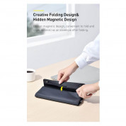 Baseus Folding Series 13 Laptop Sleeve (LBZD-A0G) - водоустойчив стилен калъф за Macbook Pro 13, Air 13 и лаптопи до 13 инча (тъмносив) 9