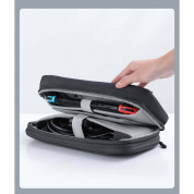 Baseus Nintendo Switch Storage Bag (LBGD-A0G) - чанта за съхранение и пренасяне на Nintendo Switch (тъмносив) 9