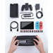 Baseus Nintendo Switch Storage Bag (LBGD-A0G) - чанта за съхранение и пренасяне на Nintendo Switch (тъмносив) 11