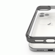 Ringke Fusion Crystal Case - хибриден удароустойчив кейс за iPhone 12, iPhone 12 Pro (сив) 4