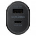 Samsung Super Fast Dual Car Charger (45W+15W) (EP-L5300XBEGWW) - оригинално зарядно за кола с USB-C и USB изходи за зареждане на мобилни устройства и USB-C кабел (черен) (ритейл опаковка) 4