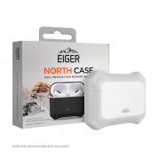 Eiger North AirPods Pro Protective Case - удароустойчив силиконов калъф за Apple Airpods Pro (бял)