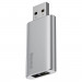 Baseus Travel Memory Stick 32GB (ACUP-B0S) - USB флаш памет с 32GB капацитет и допълнителен USB-A порт за зареждане на мобилни устройства (сребрист) 1