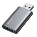 Baseus Travel Memory Stick 64GB (ACUP-C0A) - USB флаш памет с 64GB капацитет и допълнителен USB-A порт за зареждане на мобилни устройства (тъмносив) 4