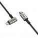 Baseus Hammer USB-C to USB-C Cable PD 2.0 100W (CATPN-01) - здрав кабел за бързо зареждане за устройства с USB-C порт (150 см) (черен) 5