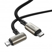 Baseus Hammer USB-C to USB-C Cable PD 2.0 100W (CATPN-01) - здрав кабел за бързо зареждане за устройства с USB-C порт (150 см) (черен) 1