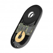 Baseus Planet 2in1 Wireless Charger - двойна поставка (пад) с технология за безжично зареждане за Qi съвместими устройства и Apple Watch (черен) 4