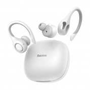 Baseus Encok W17 TWS In-Ear Bluetooth Earphones - безжични блутут слушалки с безжичен зареждащ кейс за мобилни устройства (бял)