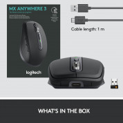 Logitech MX Anywhere 3 Wireless Mouse - безжична мишка за PC и Mac (черен) 10