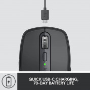 Logitech MX Anywhere 3 Wireless Mouse - безжична мишка за PC и Mac (черен) 9